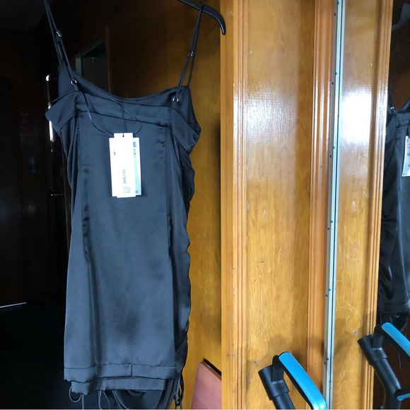 ZARA COMBINATION DRAPED DRESS - Picture 11 of 13